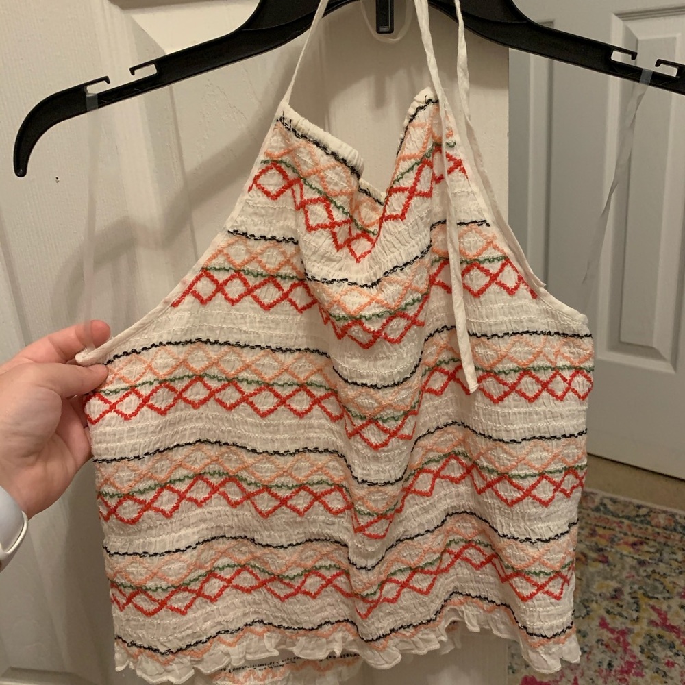 American Eagle halter crop top